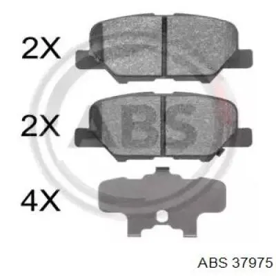 Задні гальмівні колодки ABS 37975 ціна, від 14.27 USD