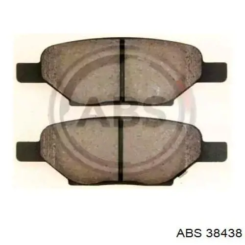 Задні гальмівні колодки ABS 38438 ціна, від 17.05 USD