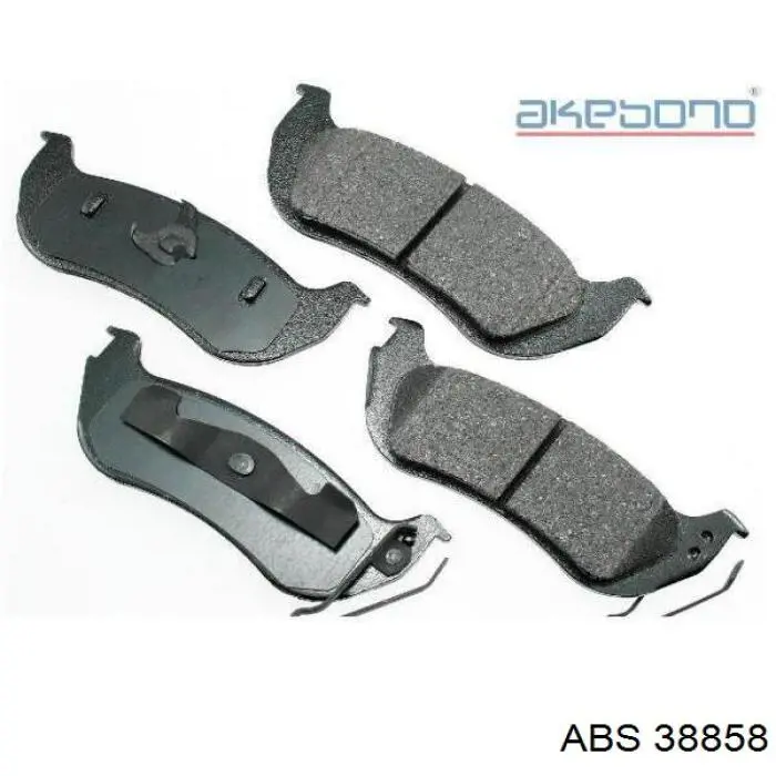 Задні гальмівні колодки ABS 38858 ціна, від 23.12 USD
