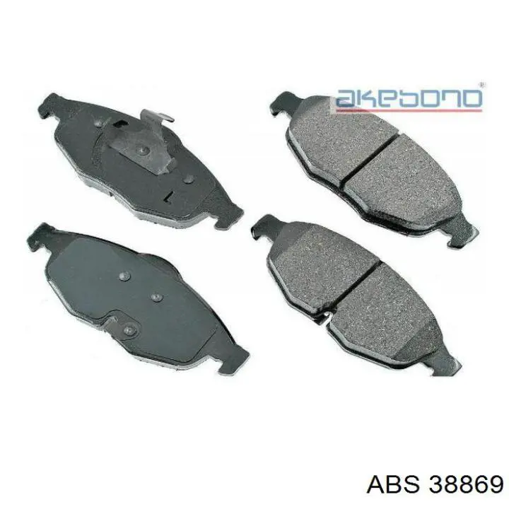 Гальмівні колодки ABS 38869 ціна, від 32.08 USD
