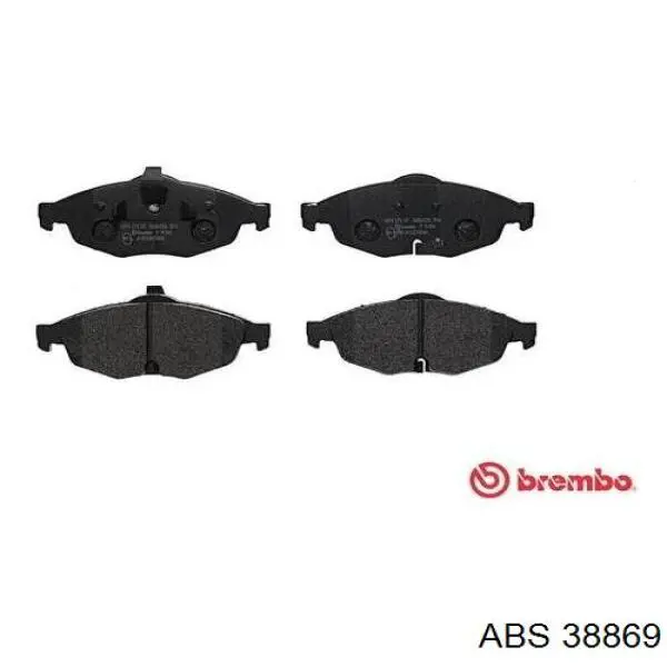 38869 ABS Передні гальмівні колодки