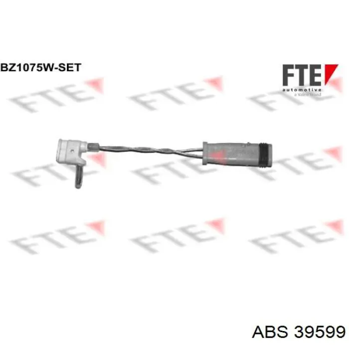 Датчик зносу гальмівних колодок, передній лівий ABS 39599