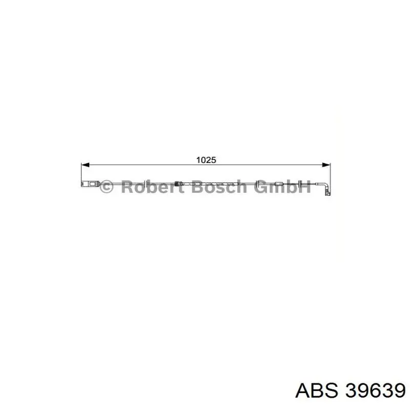 Датчик зносу гальмівних колодок, задній ABS 39639 ціна, від 6.87 USD