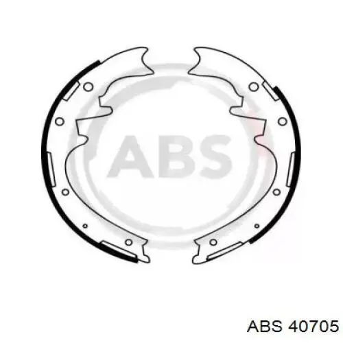Купити 40705 ABS Колодки гальмові задні, барабанні