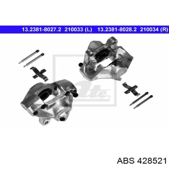 Супорт гальмівний задній лівий ABS 428521 ціна, від 59.62 USD