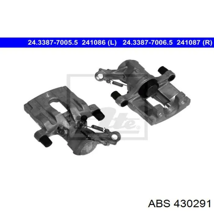 Супорт гальмівний задній лівий 430291 ABS