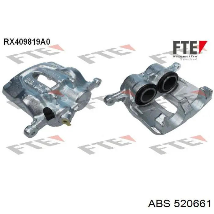 Супорт гальмівний передній лівий ABS 520661 ціна, від 49.96 USD