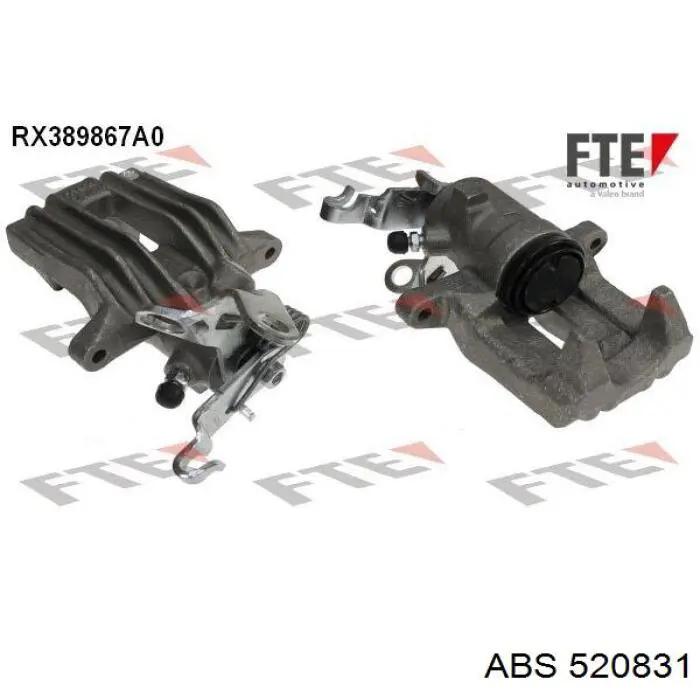 Супорт гальмівний задній лівий ABS 520831 ціна, від 48.88 USD