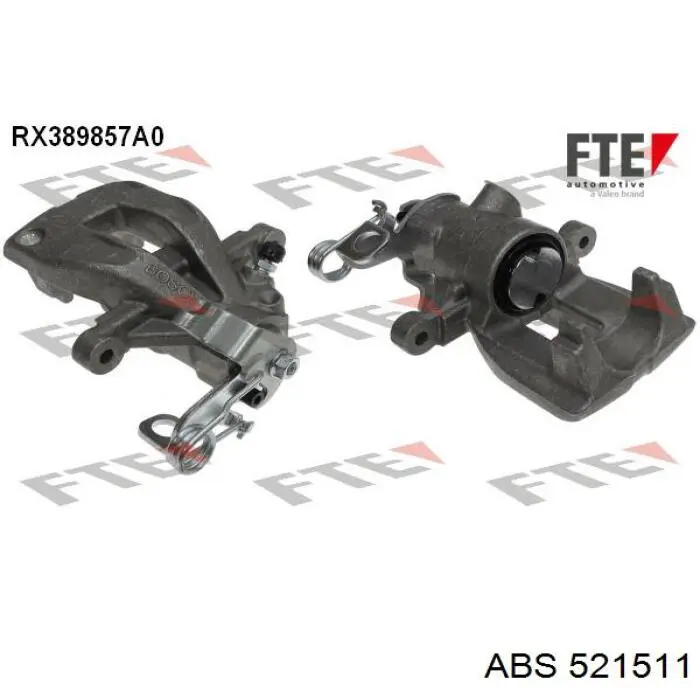 Супорт гальмівний задній лівий ABS 521511 ціна, від 57.66 USD