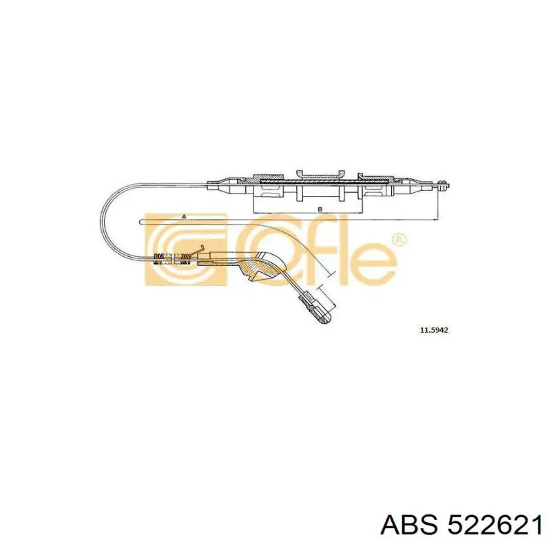 Купити 522621 ABS Супорт задній лівий