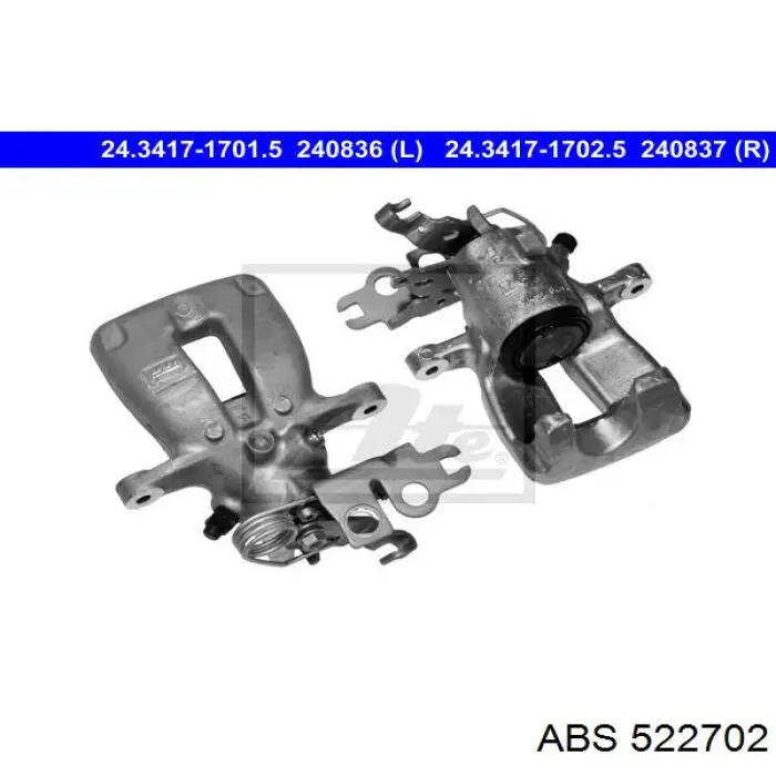 Купити 522702 ABS Супорт задній правий