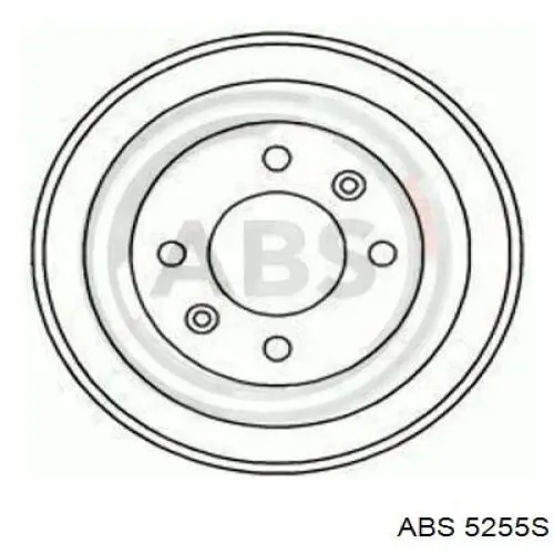 Барабан гальмівний задній ABS 5255S ціна, від 32.07 USD