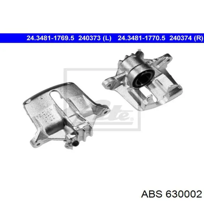 Супорт гальмівний передній правий ABS 630002 ціна, від 35.11 USD