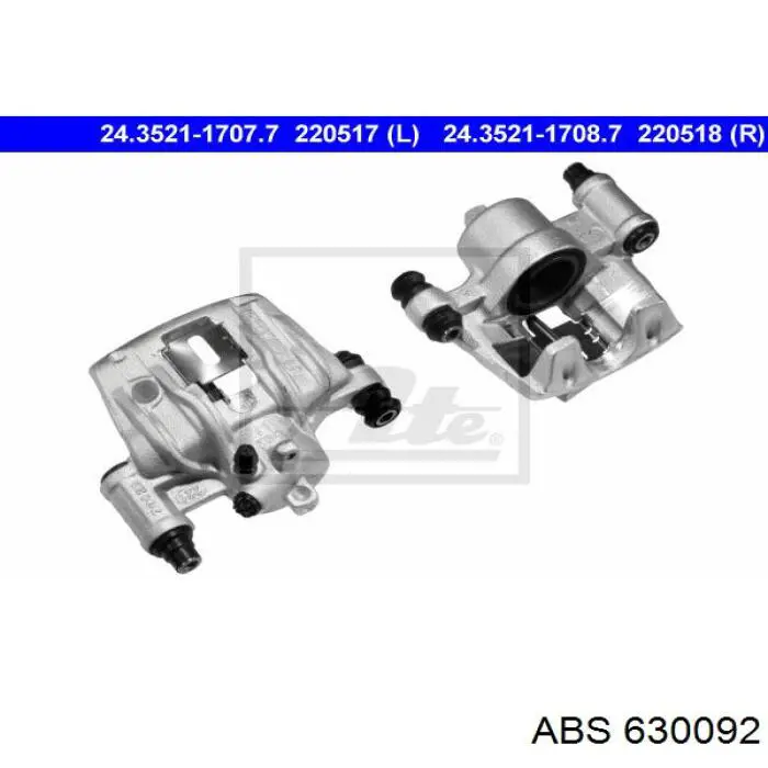 Супорт гальмівний задній правий ABS 630092 ціна, від 50.97 USD