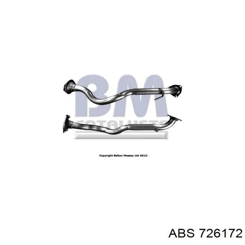 Супорт задній правий 726172 ABS