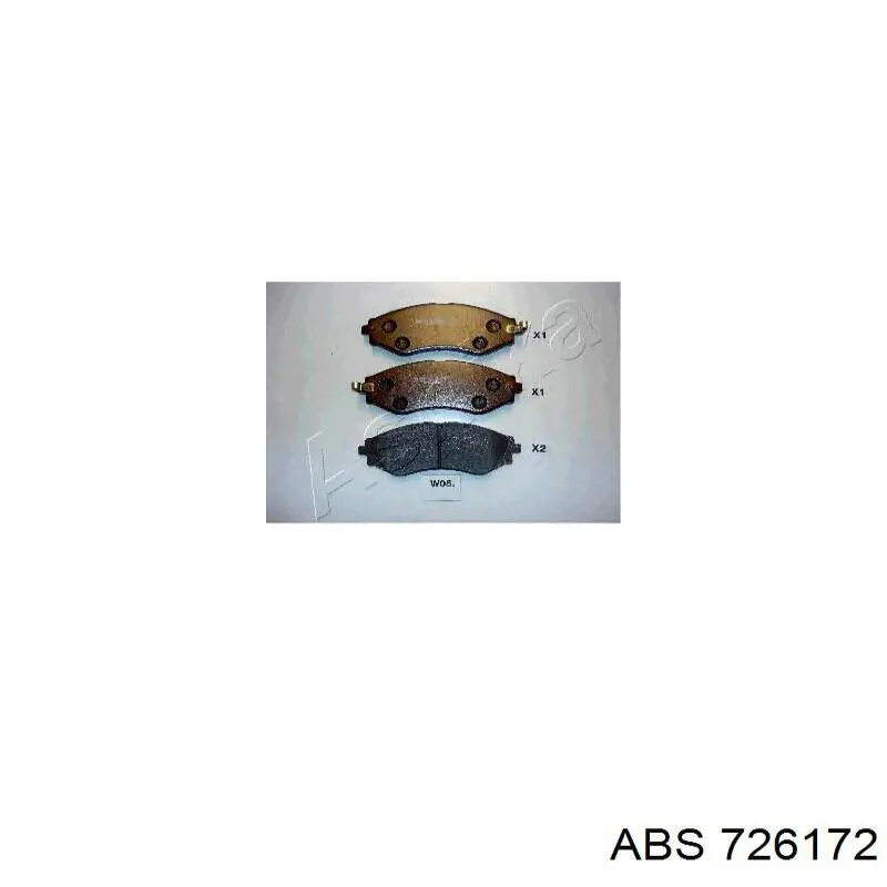 Супорт гальмівний задній правий ABS 726172