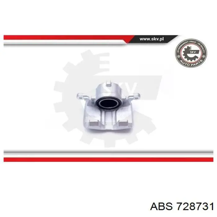 Супорт гальмівний передній лівий ABS 728731 ціна, від 53.79 USD
