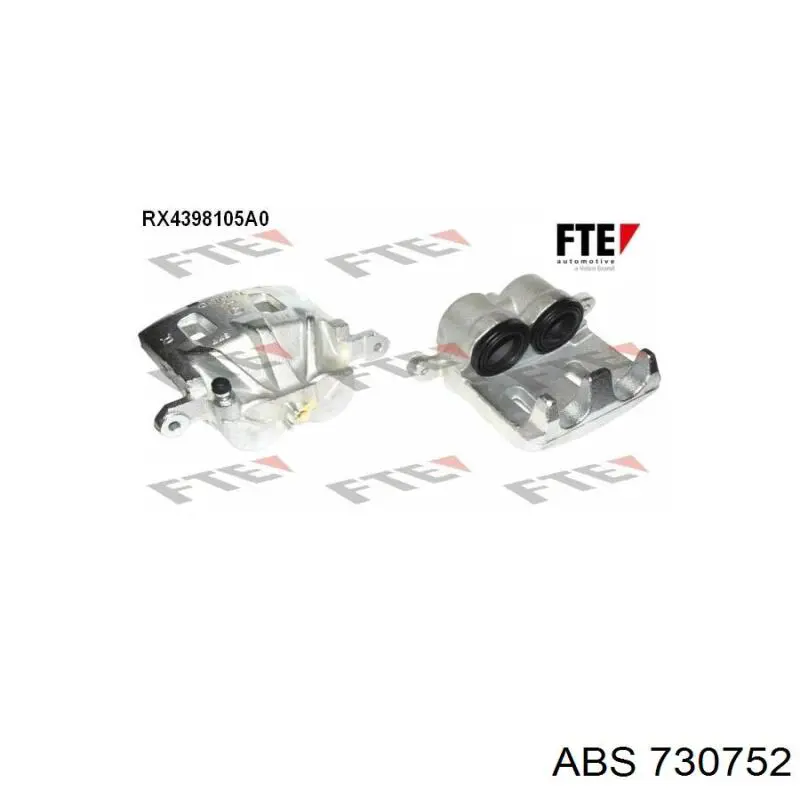 Купити 730752 ABS Супорт гальмівний передній правий