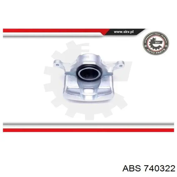 Супорт гальмівний передній правий ABS 740322 ціна, від 40.60 USD