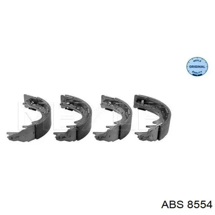 Колодки гальмові задні, барабанні ABS 8554 ціна, від 40.54 USD