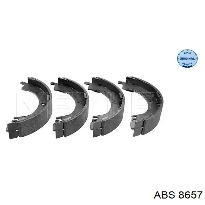 Купити 8657 ABS Колодки гальмові задні, барабанні