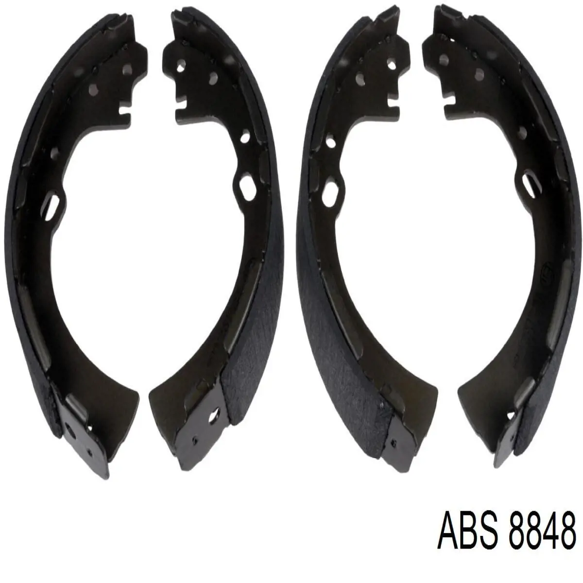 8848 ABS Колодки гальмівні задні, барабанні