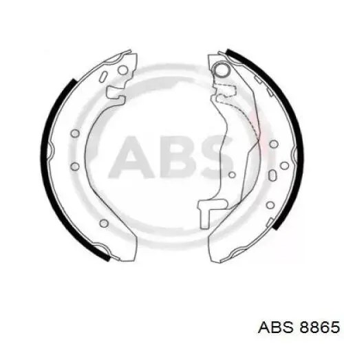 Колодки гальмові задні, барабанні ABS 8865 ціна, від 19.98 USD