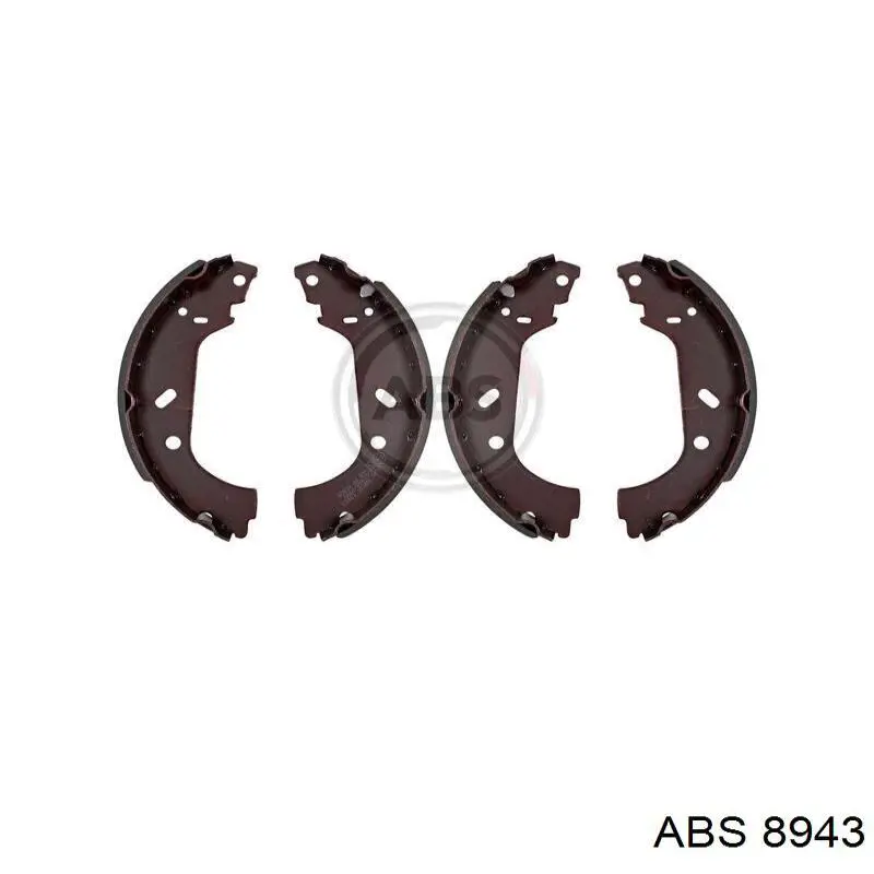 Купити 8943 ABS Колодки гальмові задні, барабанні