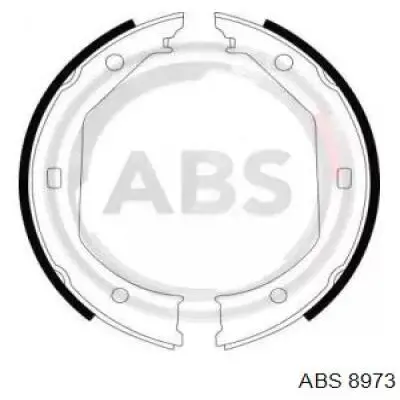 8973 ABS колодки ручника/стоянкового гальма