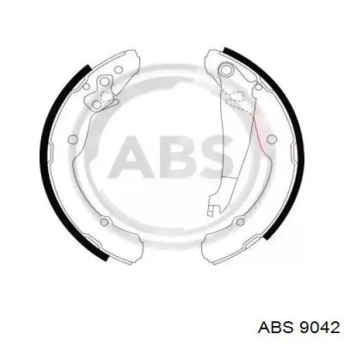 Купити 9042 ABS Колодки гальмові задні, барабанні