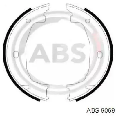 Колодки ручника / стоянкового гальма ABS 9069 ціна, від 10.03 USD