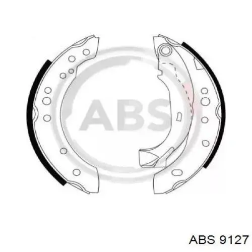 Колодки гальмові задні, барабанні ABS 9127 ціна, від 19.91 USD