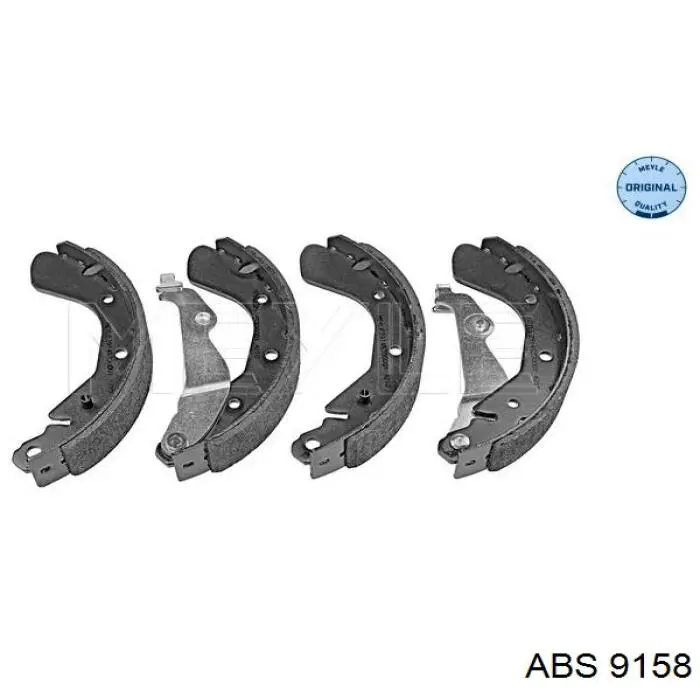 Колодки гальмові задні, барабанні 9158 ABS