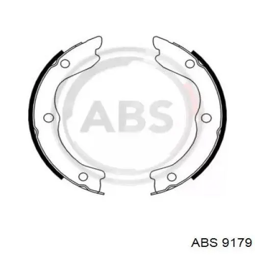 Колодки ручника / стоянкового гальма ABS 9179 ціна, від 14.12 USD