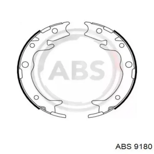 Купити 9180 ABS Гальмівні колодки гальма стоянки