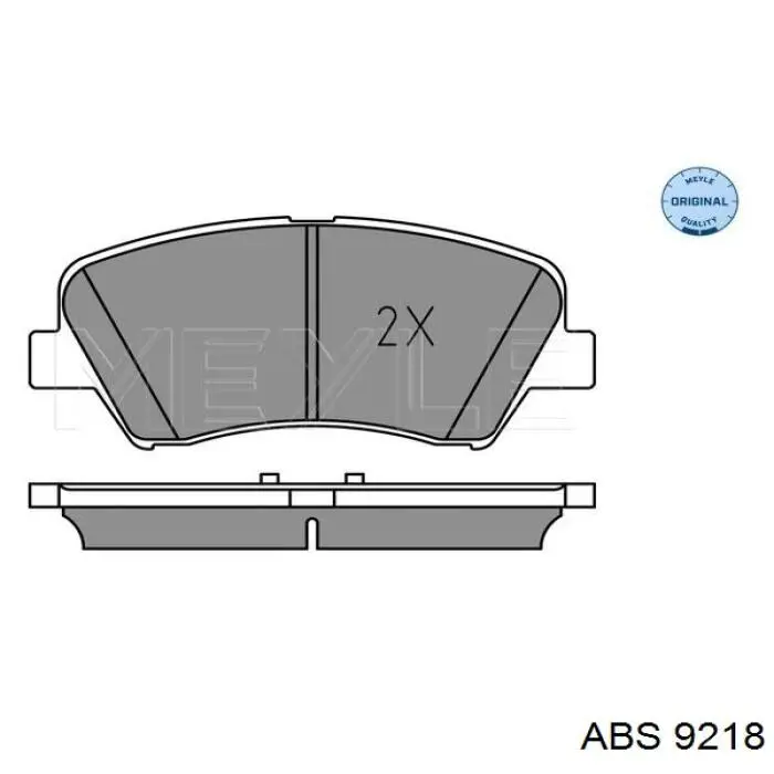 Колодки гальмові задні, барабанні ABS 9218 ціна, від 20.95 USD