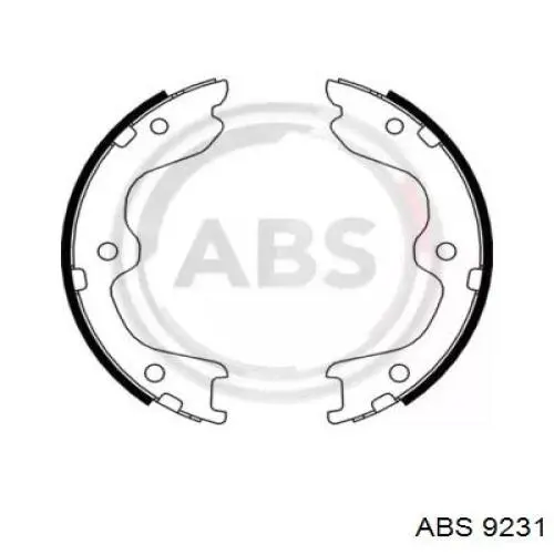 Колодки ручника / стоянкового гальма ABS 9231 ціна, від 24.82 USD