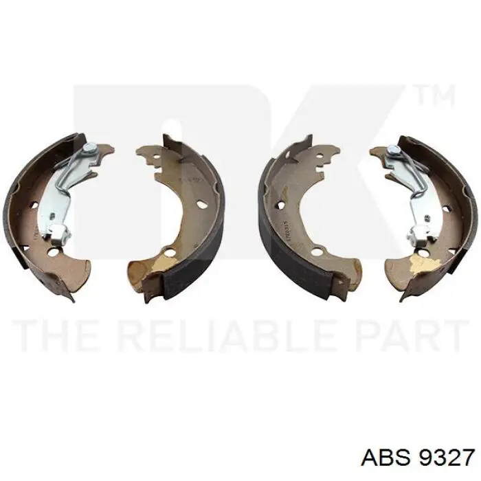 Купити 9327 ABS Колодки гальмові задні, барабанні