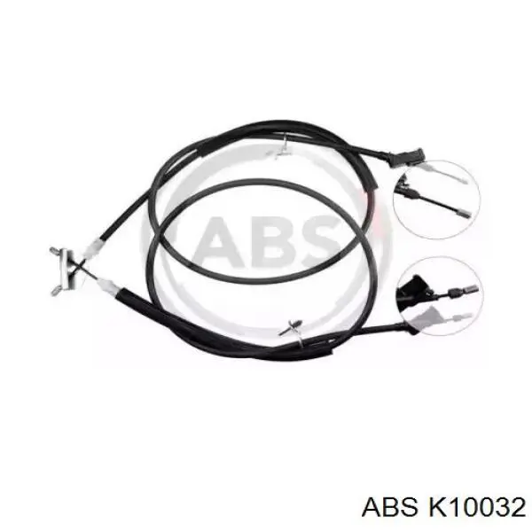 Трос ручного гальма задній, правий/лівий ABS K10032 ціна, від 21.10 USD