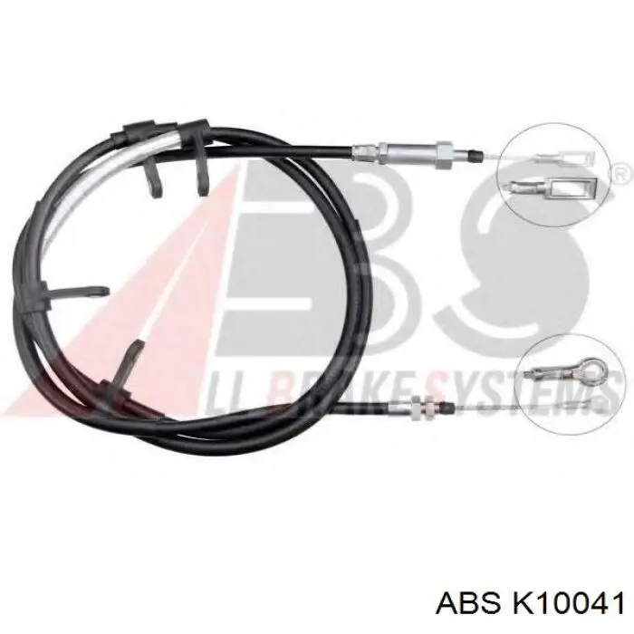 Трос стоянкового гальма передній ABS K10041 ціна, від 13.60 USD