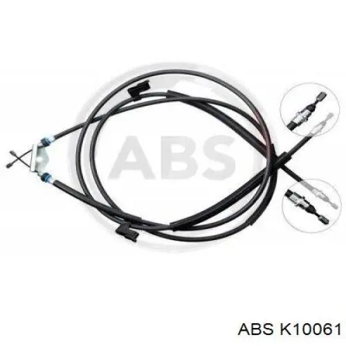 Купити K10061 ABS Трос ручного гальма передній