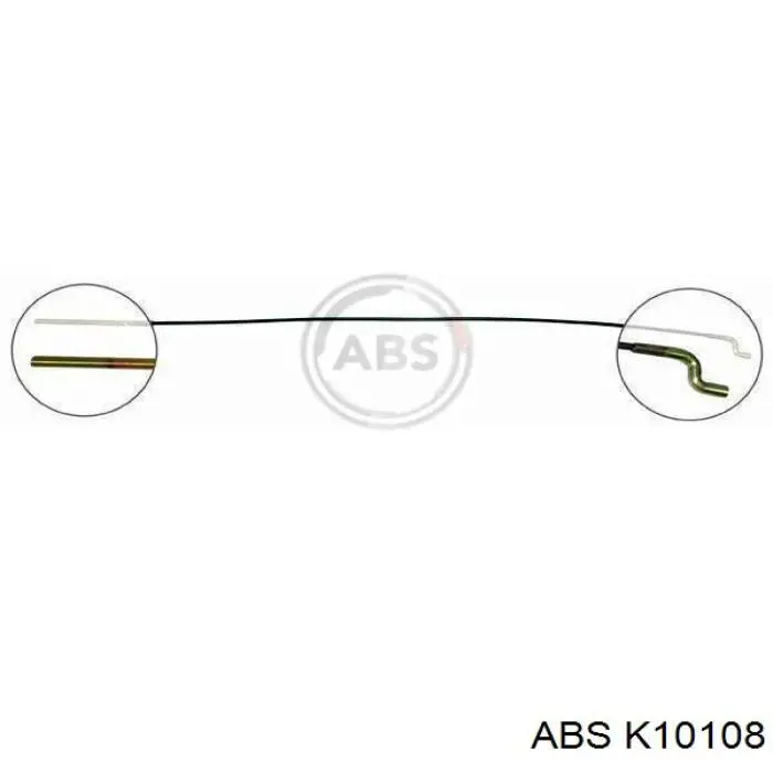 Купити K10108 ABS Трос ручного гальма задній, правий
