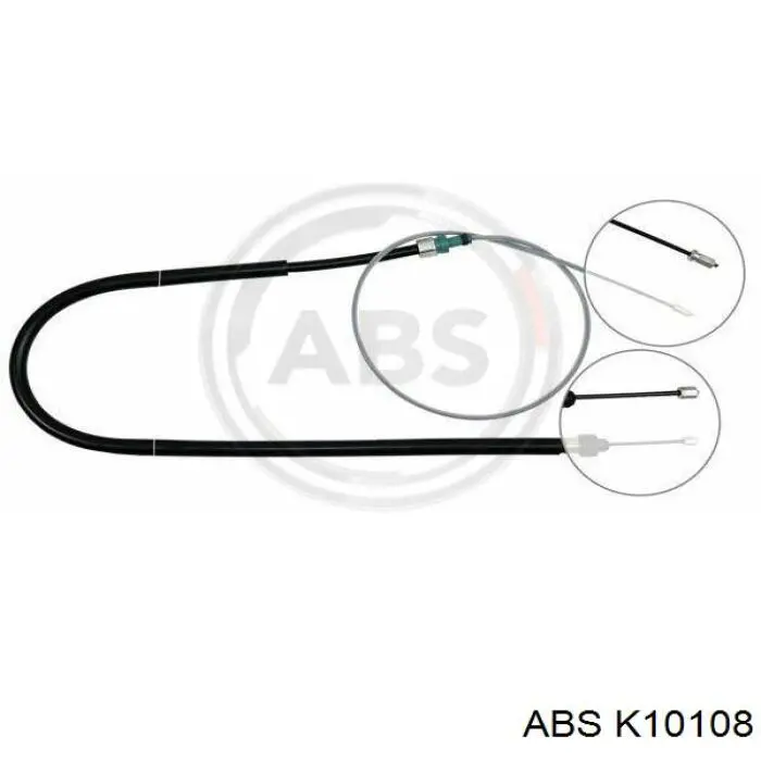 Трос ручного гальма задній, правий K10108 ABS