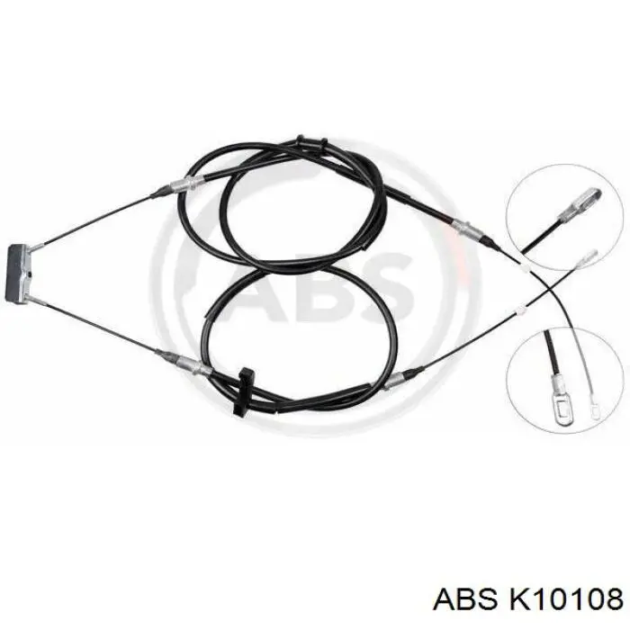 K10108 ABS Трос ручного гальма задній, правий