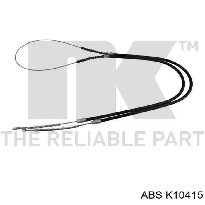 Трос ручного гальма задній, правий/лівий ABS K10415 ціна, від 7.87 USD
