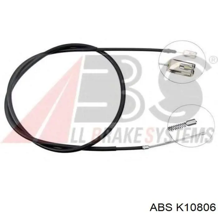 Купити K10806 ABS Трос ручного гальма задній, лівий
