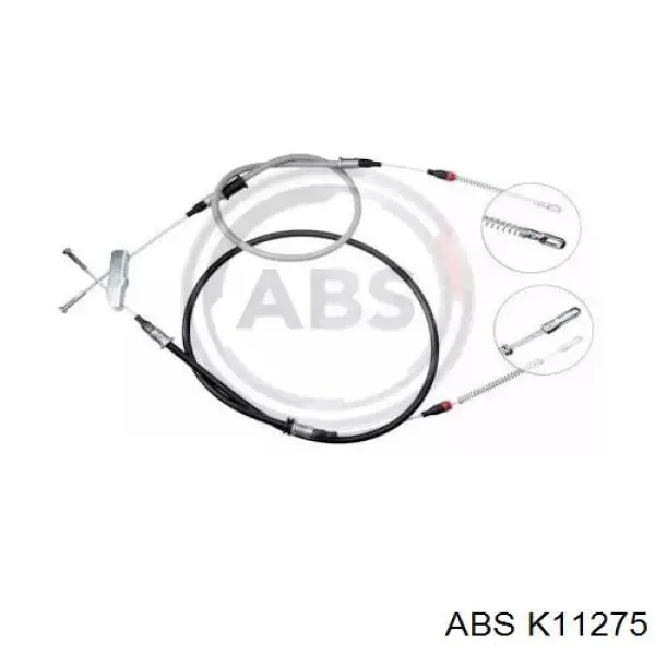 Трос ручного гальма задній, правий/лівий ABS K11275 ціна, від 14.19 USD