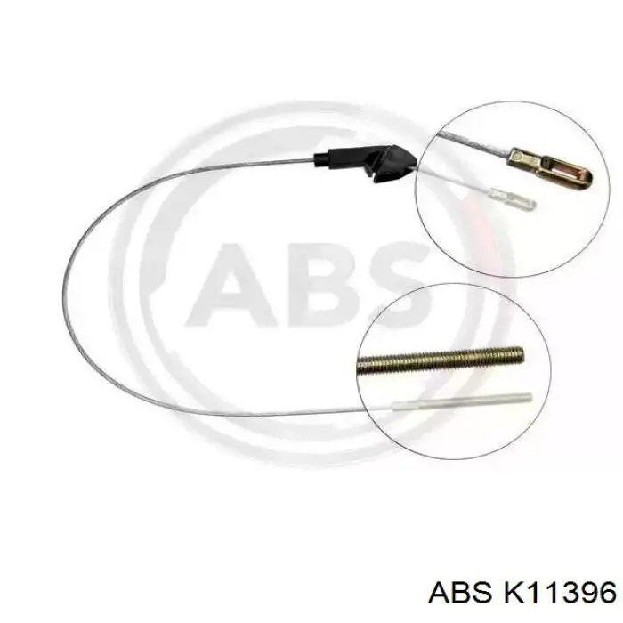 Трос ручного гальма задній, правий/лівий ABS K11396 ціна, від 6.27 USD