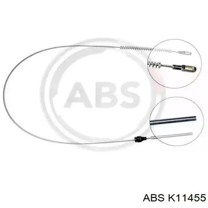 Трос ручного гальма задній, правий/лівий ABS K11455 ціна, від 13.98 USD