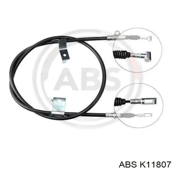 K11807 ABS Трос ручника задній лівий